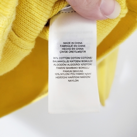 Lauren Ralph Lauren Yellow Asymmetrical Moto Jacket Size Small - Picture 9 of 10